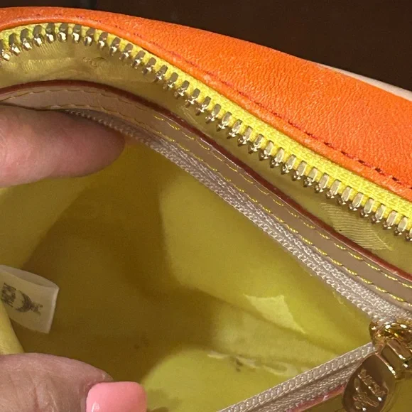 MCM pink/yellow/orange crossbody - Picture 8 of 11